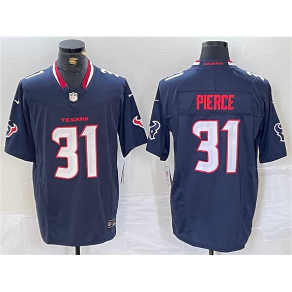 Houston Texans #31 Dameon Pierce Navy F.U.S.E. Vapor Limited Stitched Jersey