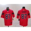 Houston Texans #87 Cade Stover Red Vapor Untouchable Stitched Jersey