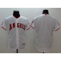 Angels Of Anaheim Blank White Flexbase Authentic Collection Stitched Jersey