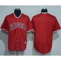Angels Of Anaheim Blank Red New Cool Base Stitched Jersey