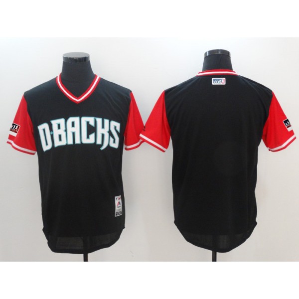 Arizona Diamondbacks Majestic Black Red 2018 Players' Weekend Authentic Team Stitched Jersey