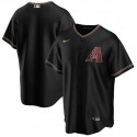 Arizona Diamondbacks Blank Black Cool Base Stitched Jersey