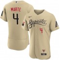 Arizona Diamondbacks #4 Ketel Marte 2021 Gold City Connect Flex Base Stitched Jersey