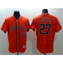 Astros #27 Jose Altuve Orange Flexbase Authentic Collection Stitched Jersey