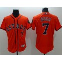 Astros #7 Craig Biggio Orange Flexbase Authentic Collection Stitched Jersey