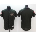 Astros Blank Green Flexbase Authentic Collection Salute To Service Stitched Jersey