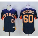 Astros #60 Dallas Keuchel Navy Blue Flexbase Authentic Collection Stitched Jersey