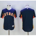 Astros Blank Navy Blue Flexbase Authentic Collection Stitched Jersey