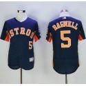 Astros #5 Jeff Bagwell Navy Blue Flexbase Authentic Collection Stitched Jersey