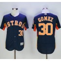 Astros #30 Carlos Gomez Navy Blue Flexbase Authentic Collection Stitched Jersey