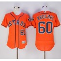 Astros #60 Dallas Keuchel Orange Flexbase Authentic Collection Stitched Jersey