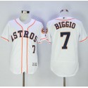 Astros #7 Craig Biggio White Flexbase Authentic Collection Stitched Jersey