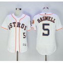 Astros #5 Jeff Bagwell White Flexbase Authentic Collection Stitched Jersey
