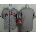 Astros Blank Grey Cool Base Stitched Jersey