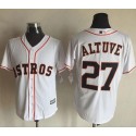 Astros #27 Jose Altuve White New Cool Base Stitched Jersey