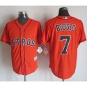 Astros #7 Craig Biggio Orange New Cool Base Stitched Jersey