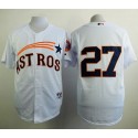 Astros #27 Jose Altuve White 1965 Turn Back The Clock Stitched Jersey