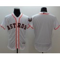 Astros Blank White Flexbase Authentic Collection Stitched Jersey