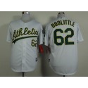 Athletics #62 Sean Doolittle White Cool Base Stitched Jersey