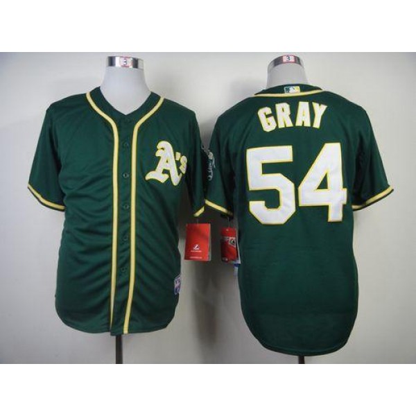 Athletics #54 Sonny Gray Green Cool Base Stitched Jersey