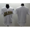 Athletics Blank White Flexbase Authentic Collection Stitched Jersey