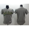 Athletics Blank Grey Flexbase Authentic Collection Stitched Jersey