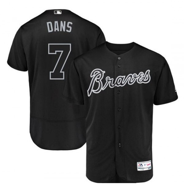 Atlanta Braves Dansby Swanson "Dans" Majestic Stitched Jersey.