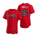 Atlanta Braves #29 John Smoltz Red Flex Base Stitched Jersey