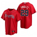 Atlanta Braves #29 John Smoltz Red Cool Base Stitched Jersey