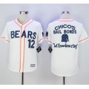 Bad News Bears Button Down #12 Tanner Boyle White Movie Stitched Baseball Jersey