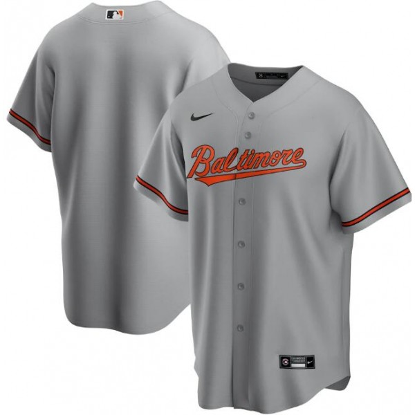 Baltimore Orioles Grey Cool Base Stitched Jersey