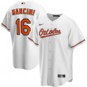 Baltimore Orioles White #16 Trey Mancini Cool Base Stitched Jersey