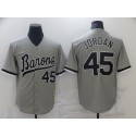 Birmingham Barons #45 Michael Jordan Gray Cool Base Stitched Jersey