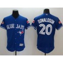 Blue Jays #20 Josh Donaldson Blue Fashion Stars Stripes Flexbase Authentic Stitched Jersey