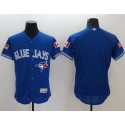 Blue Jays Blank Blue Fashion Stars Stripes Flexbase Authentic Stitched Jersey