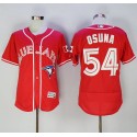Blue Jays #54 Roberto Osuna Red Flexbase Authentic Collection Canada Day Stitched Jersey