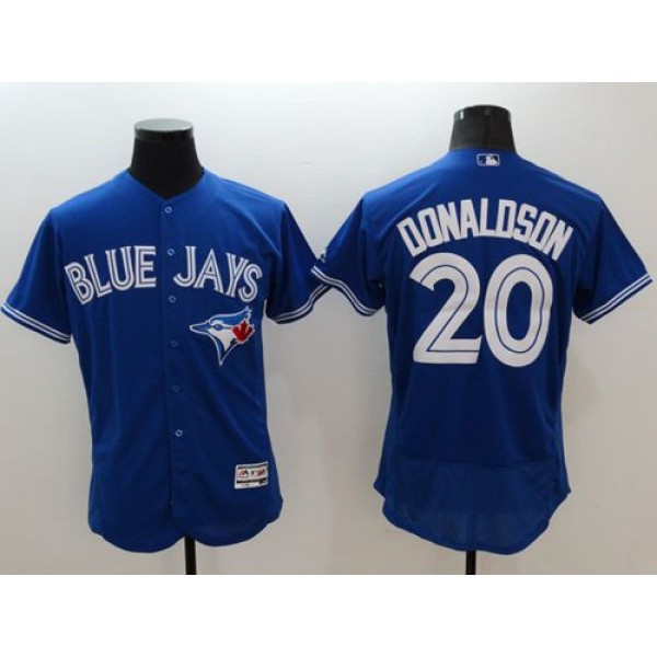 Blue Jays #20 Josh Donaldson Blue Flexbase Authentic Collection Stitched Jersey