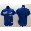 Blue Jays Blank Blue Flexbase Authentic Collection Stitched Jersey