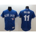 Blue Jays #11 Kevin Pillar Blue Flexbase Authentic Collection Stitched Jersey