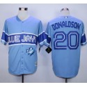 Blue Jays #20 Josh Donaldson Light Blue Exclusive New Cool Base Stitched Jersey