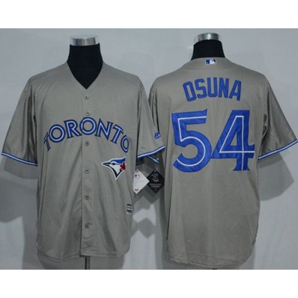 Blue Jays #54 Roberto Osuna Grey New Cool Base Stitched Jersey