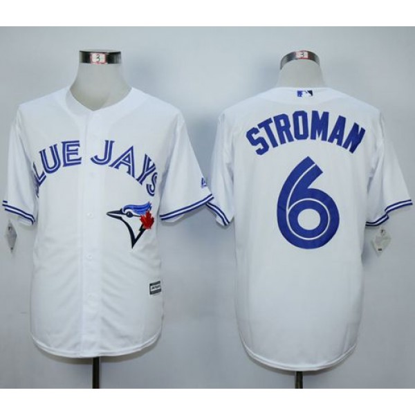 Blue Jays #6 Marcus Stroman White New Cool Base Stitched Jersey
