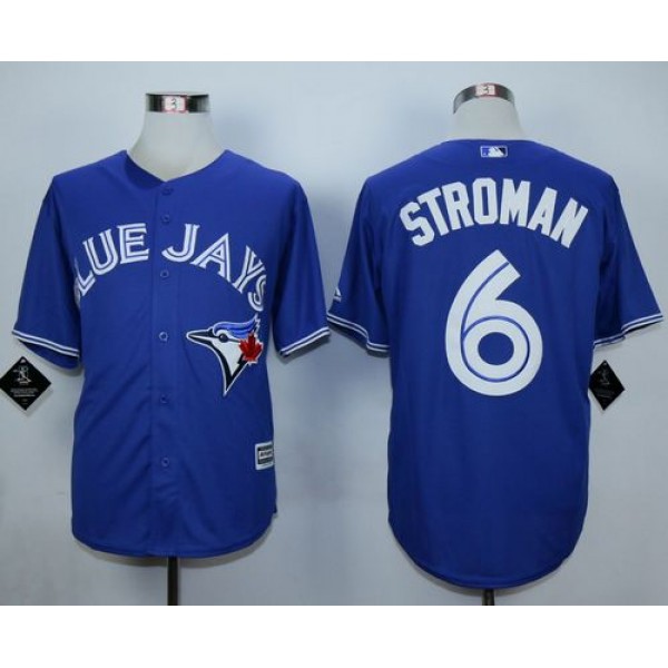 Blue Jays #6 Marcus Stroman Blue New Cool Base Stitched Jersey