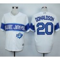 Blue Jays #20 Josh Donaldson White Exclusive New Cool Base Stitched Jersey