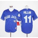 Blue Jays #11 Kevin Pillar Blue Cool Base Stitched Jersey