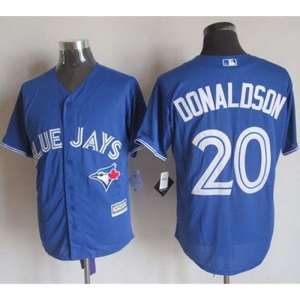 Blue Jays #20 Josh Donaldson Blue New Cool Base Stitched Jersey