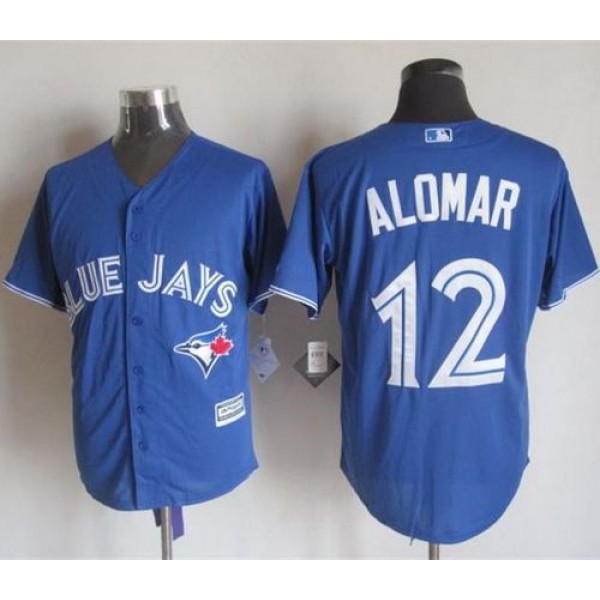Blue Jays #12 Roberto Alomar Blue New Cool Base Stitched Jersey