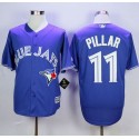 Blue Jays #11 Kevin Pillar Blue New Cool Base Stitched Jersey
