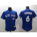 Blue Jays #6 Marcus Stroman Blue Flexbase Authentic Collection Stitched Jersey