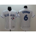 Blue Jays #6 Marcus Stroman White Flexbase Authentic Collection Stitched Jersey